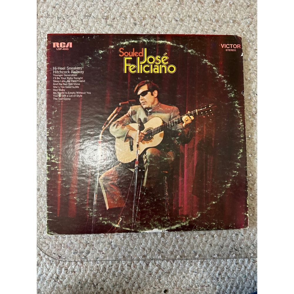Souled Jose Feliciano RCA Victor Stereo‎ Vinyl Record Album